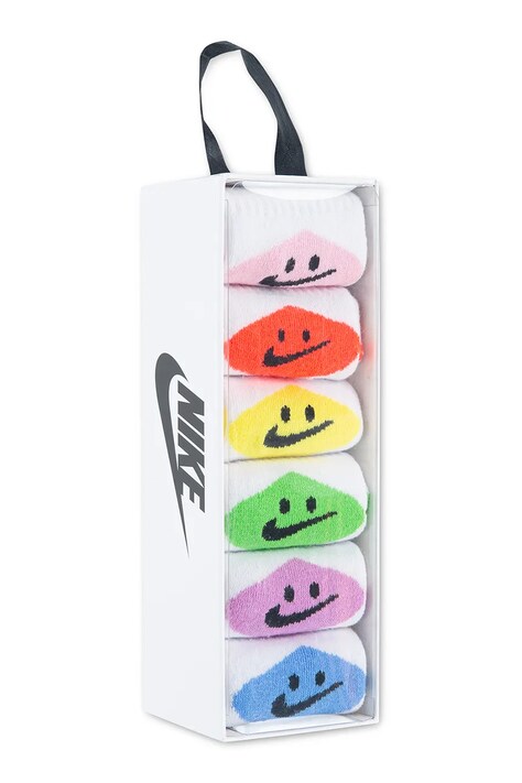 Nike Skarpety dziecięce 6-pack białe BN0996