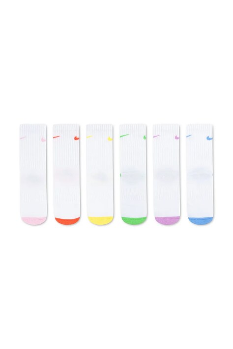 Nike Κάλτσες Παιδικές 6-pack λευκές BN0996