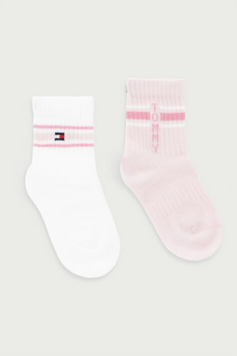 Tommy Hilfiger čarape za djecu 2-pack roze 701241842