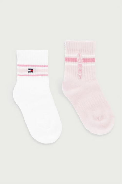 Tommy Hilfiger čarape za djecu 2-pack roze 701241842