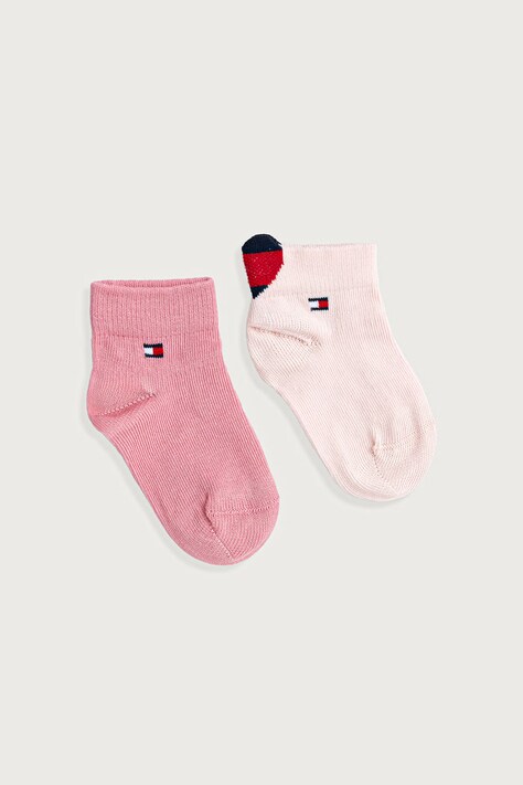 Tommy Hilfiger čarape za djecu 2-pack roze 701242133