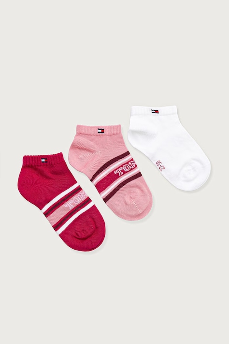 Tommy Hilfiger čarape za djecu 3-pack roze 701241840