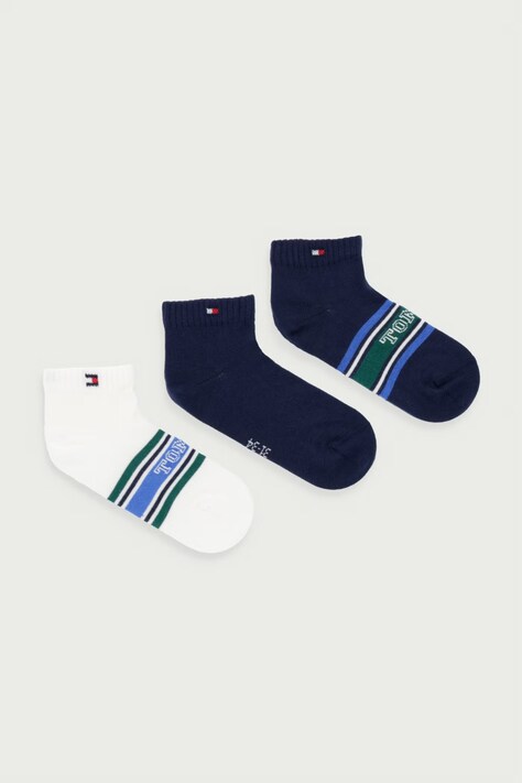 Tommy Hilfiger čarape za djecu 3-pack mornarsko plave 701241840