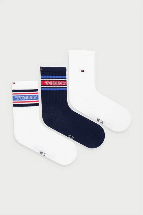 Tommy Hilfiger čarape za djecu 3-pack bijele 701241838