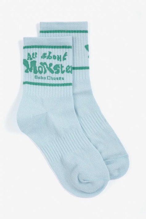 Bobo Choses čarape za djecu All About Monsters plave B226AI003