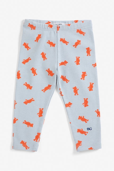 Bobo Choses tajice za djecu od pamuka s elastanom Softpaw Monster plave B226AB065