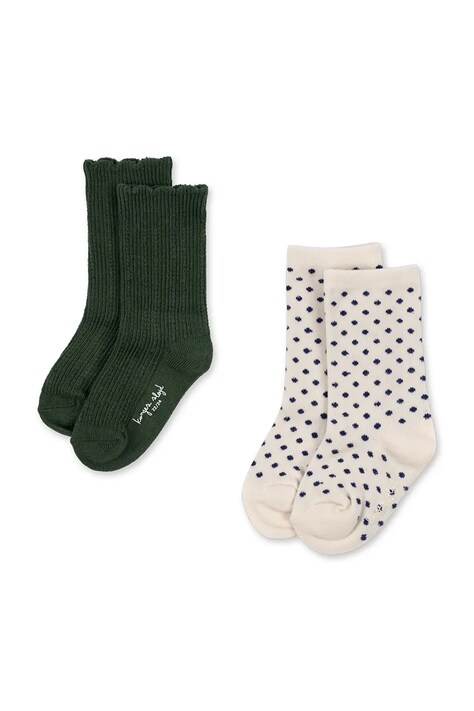 Konges Sløjd Skarpety dziecięce 2 PACK DOT SOCKS multicolor KS105843