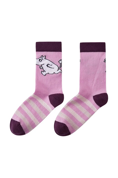 Reima skarpety dziecięce Moomin Randig różowe 5300335A