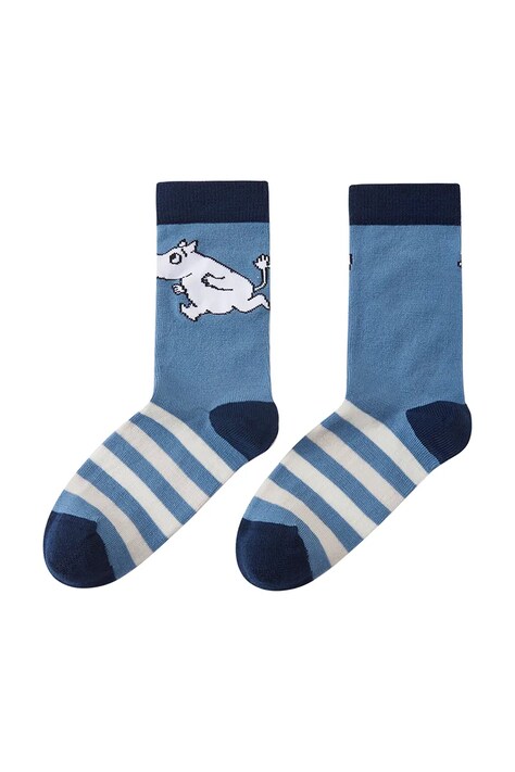 Reima skarpety dziecięce Moomin Randig niebieskie 5300335A