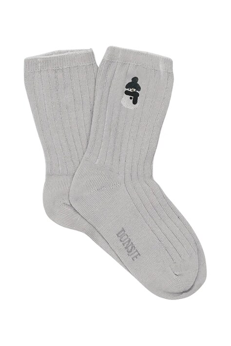 Donsje Skarpety dziecięce Lala Socks Snowman szare 3018803