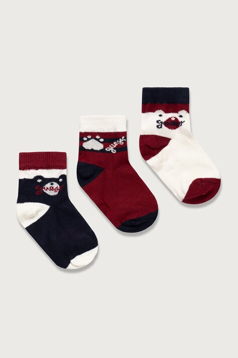 Guess Skarpety dziecięce 3-pack beżowe H5BW14 Z3G10