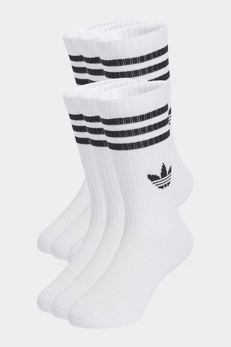 adidas Originals κάλτσες παιδικές 6-pack λευκές KU2002