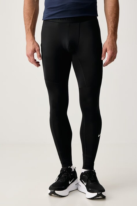 Nike Legginsy sportowe męskie Nike Pro Dri-FIT czarne low waist FB7952.010