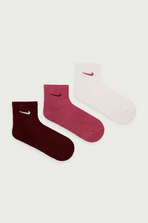 Nike Sportswear Ponožky s bavlnou EQUIP 3-pack burgundské SX7667.915