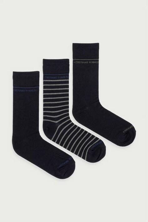 CR7 Cristiano Ronaldo Skarpety męskie 3-pack czarne 8273-80-175