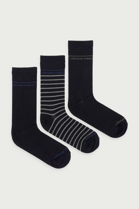 CR7 Cristiano Ronaldo Skarpety męskie 3-pack czarne 8273-80-175