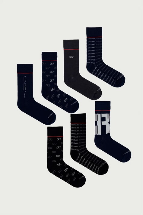 CR7 Cristiano Ronaldo Skarpety męskie 7-pack czarne 8190-80-9004
