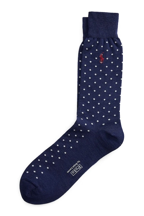 Polo Ralph Lauren Skarpety męskie z wełną granatowe 449P22337