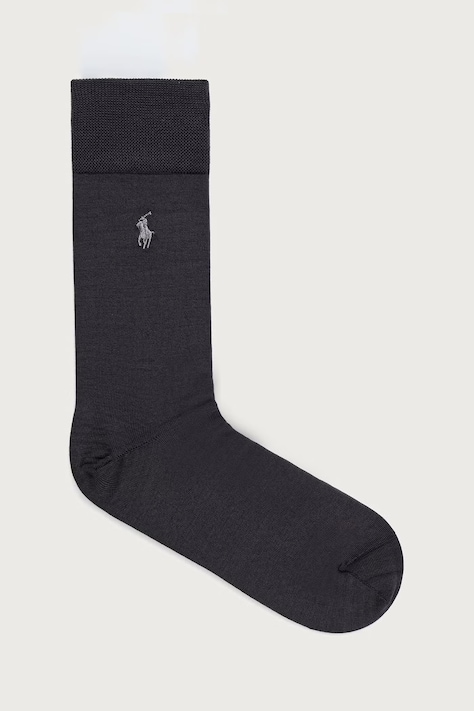 Polo Ralph Lauren Skarpety męskie z bawełną 2-pack szare 449907220