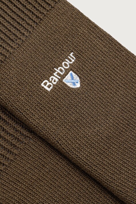 Barbour Skarpety męskie z bawełną zielone MSO0220