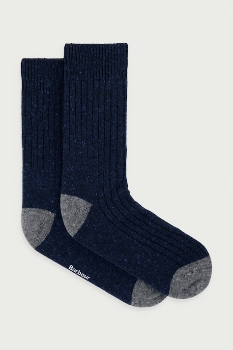 Barbour skarpety męskie granatowe MSO0091