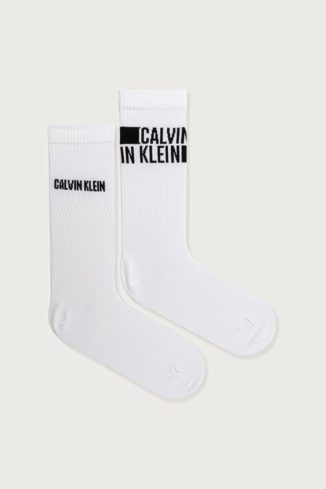 Calvin Klein Носки для женщин с хлопком 2 шт. белые 701241734