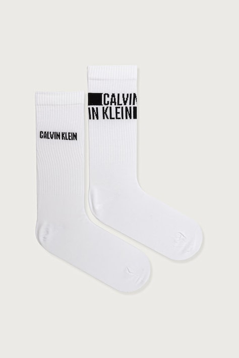 Calvin Klein Носки для женщин с хлопком 2 шт. белые 701241734
