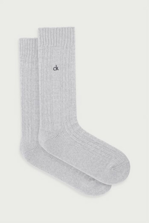 Calvin Klein Skarpety męskie z wełną szare 701241455