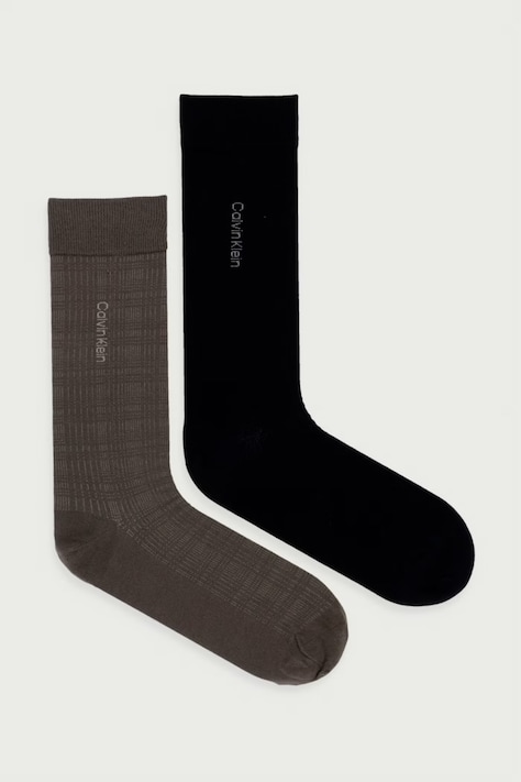 Calvin Klein Ponožky pánske 2-pak zelené 701241440