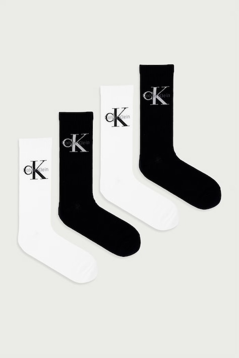 Calvin Klein Skarpety męskie 4-pack czarne 701241258