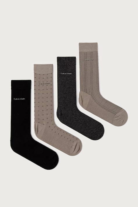 Calvin Klein Skarpety męskie 4-pack czarne 701241207