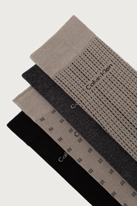 Calvin Klein Skarpety męskie 4-pack czarne 701241207