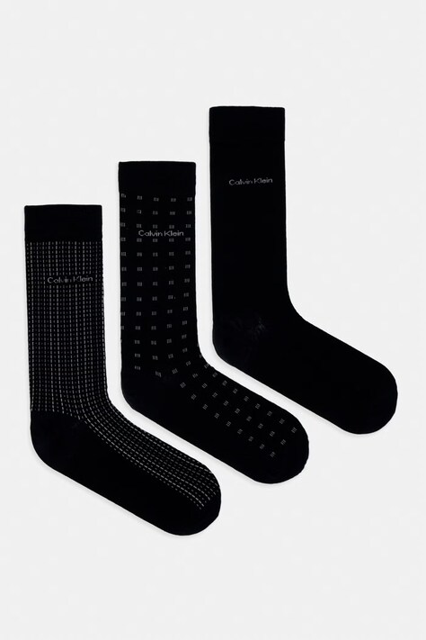 Calvin Klein Skarpety męskie 4-pack czarne 701241207