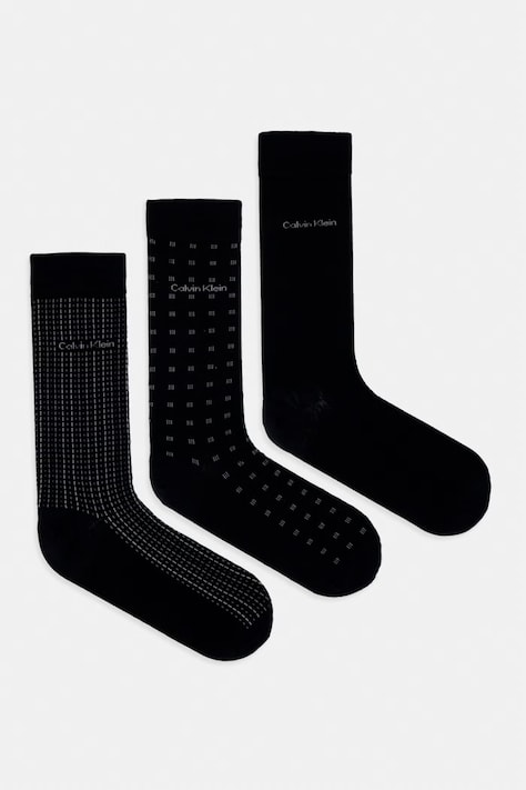 Calvin Klein Skarpety męskie 4-pack czarne 701241207