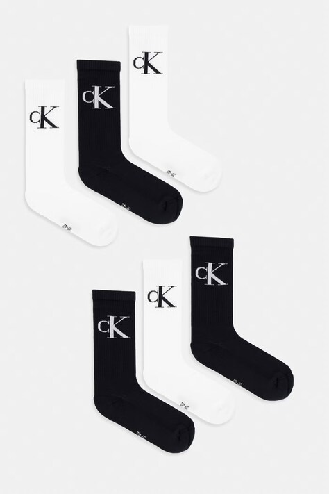 Calvin Klein skarpety męskie z bawełną 6-pack czarne 701244099