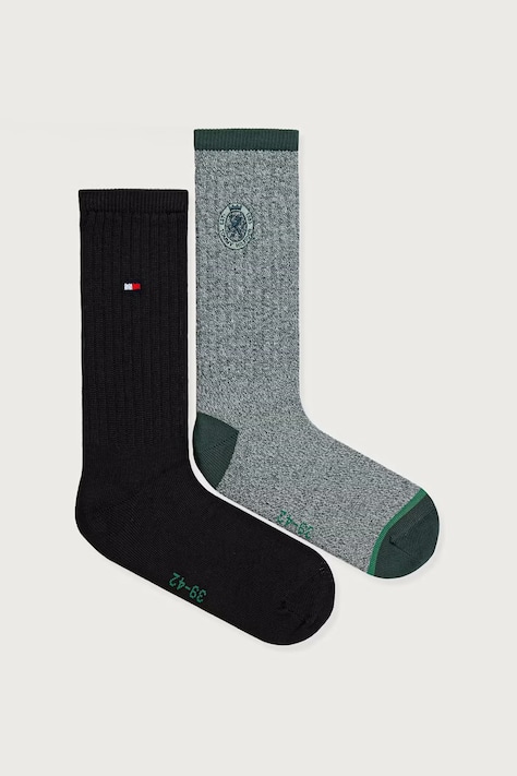 Tommy Hilfiger skarpety męskie 2-pack zielone 701241826