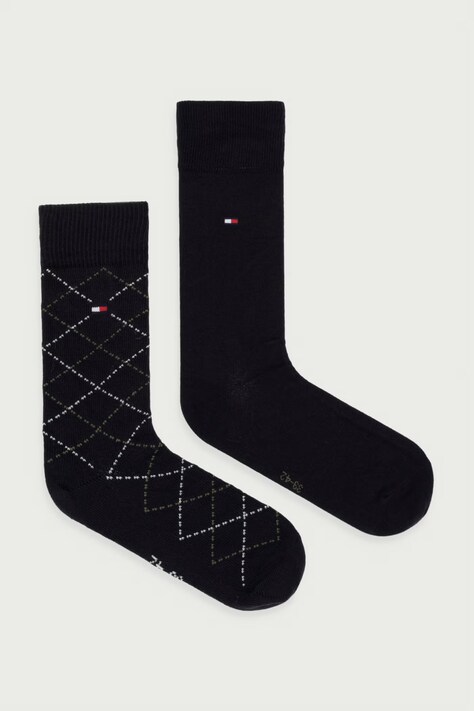 Tommy Hilfiger skarpety męskie 2-pack czarne 701241821
