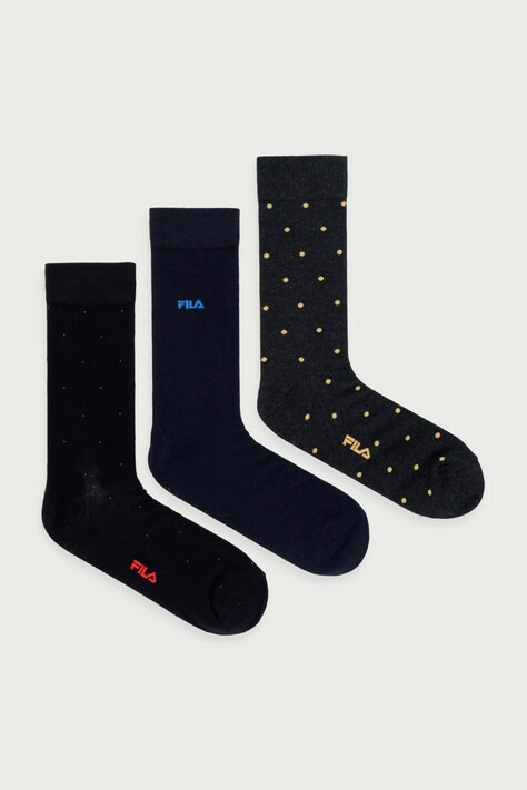 Fila Skarpety damskie bawełniane 3-pack czarne F5529CD