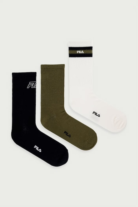 Fila Skarpety męskie 3-pack zielone F5524