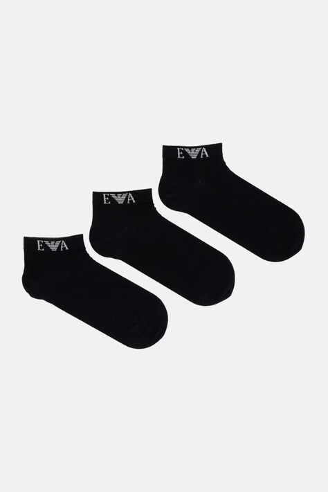 Emporio Armani Underwear skarpety męskie 3-pack czarne EM000550 AF26377