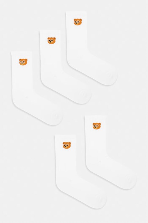 Baron Filou Skarpety damskie 5-pack białe 000014765