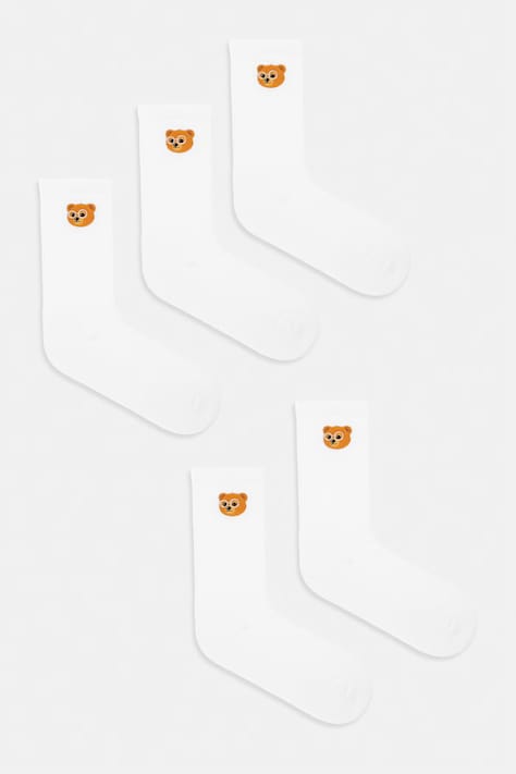 Baron Filou Skarpety damskie 5-pack białe 000014765