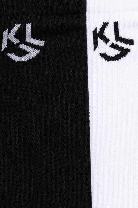 Karl Lagerfeld Jeans κάλτσες με βαμβάκι 2-pack μαύρες B3W47032