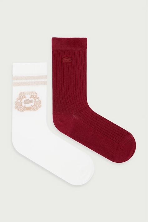 Lacoste Calzini con cotone pacco da 2 beige RA0405