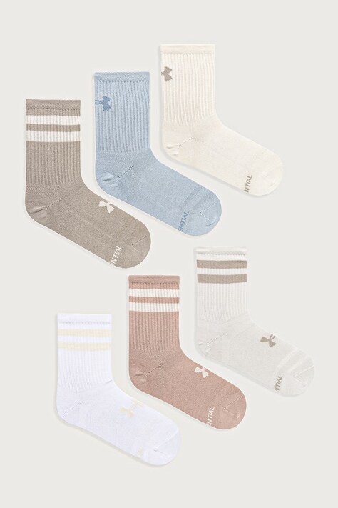 Under Armour skarpety 6-pack beżowe 1387058.204