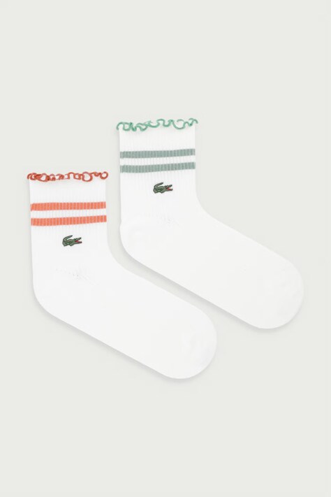 Lacoste Skarpety 2-pack białe RA9269