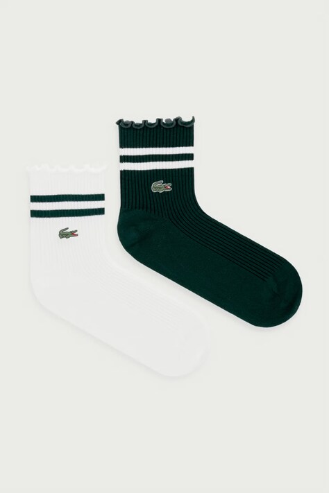 Lacoste Skarpety 2-pack zielone RA9269