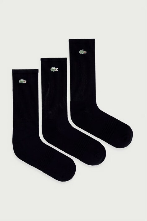 Lacoste Skarpety 3-pack czarne RA9192
