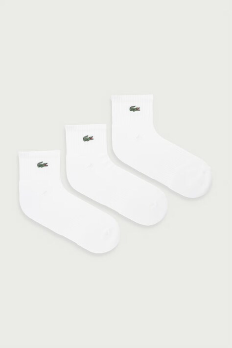 Lacoste Skarpety damskie 3-pack białe RA9182