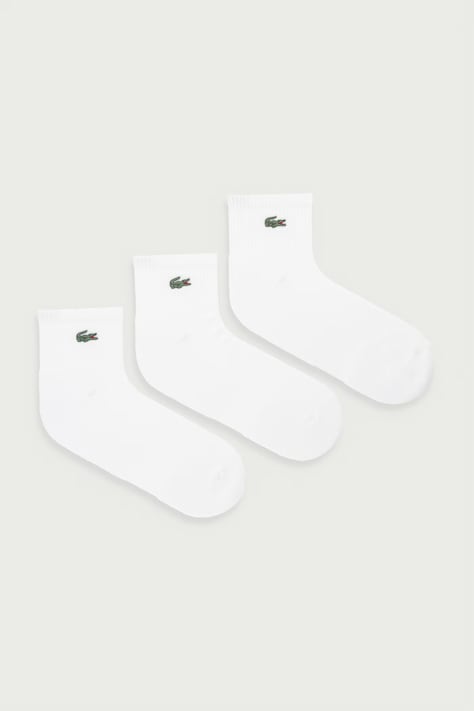 Lacoste Skarpety damskie 3-pack białe RA9182